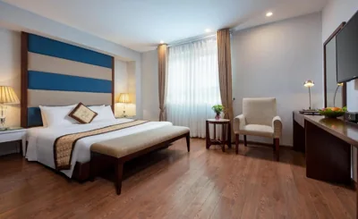 Chambre Double ou Lits Jumeaux Deluxe — Skylark Hotel & Spa Ha Noi