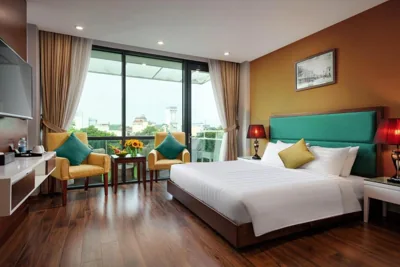 Executive-tweepersoonskamer met balkon — Skylark Hotel & Spa Ha Noi